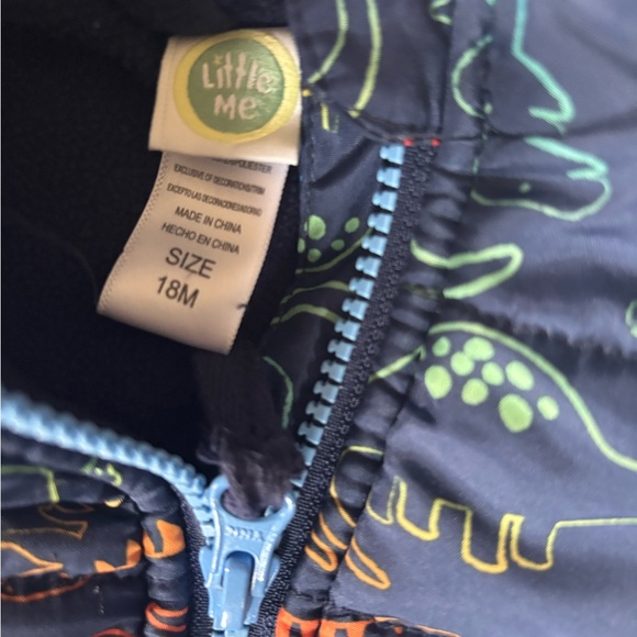Warm winter jacket dinosaur - Picture 2 of 2